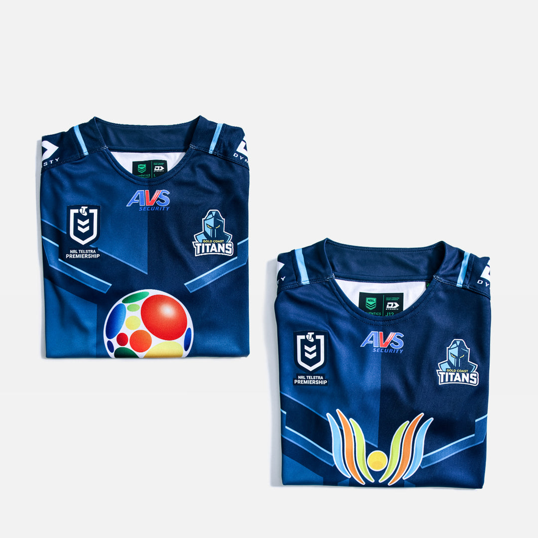 2025 Gold Coast Titans Adult & Junior Jersey Bundle