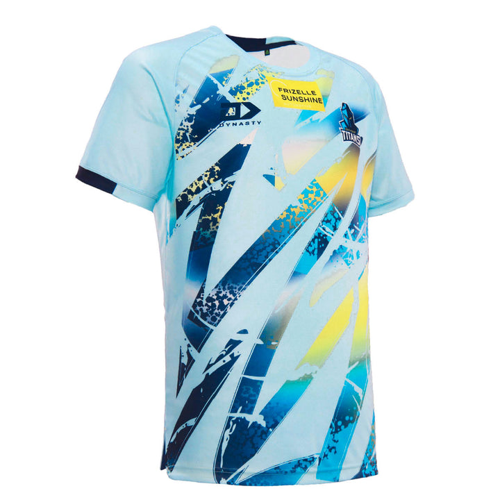 2024 Gold Coast Titans Mens Light Blue Training Tee