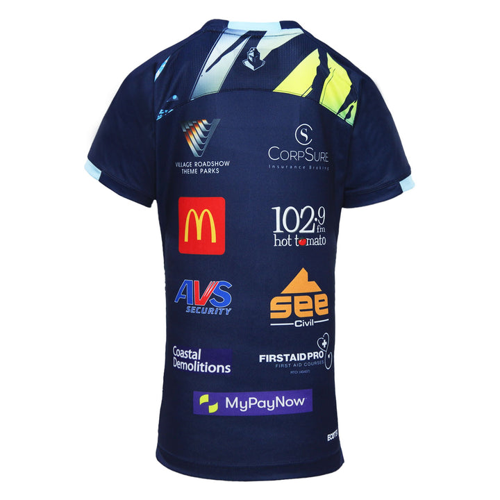 2024 Gold Coast Titans Junior Navy Training Tee-BACK