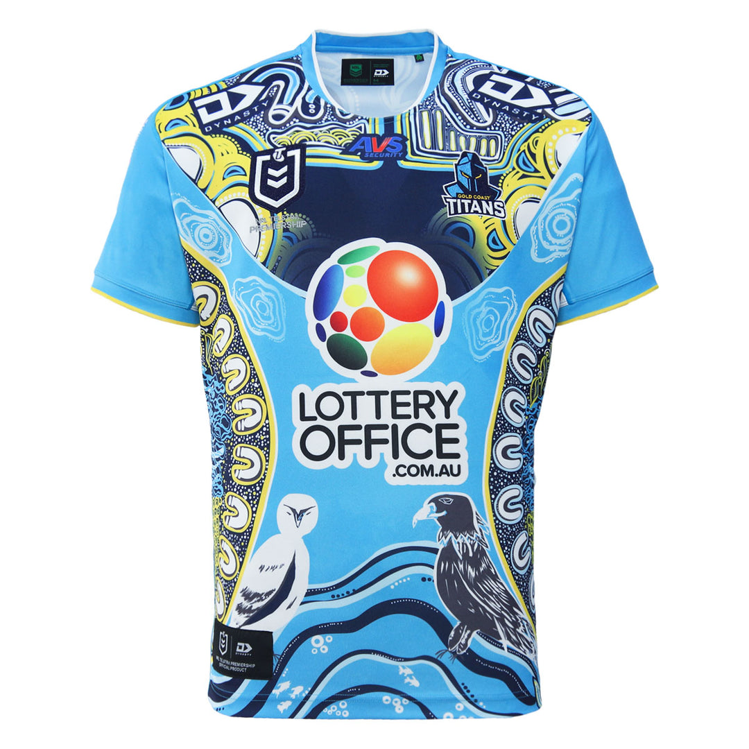 2024 Gold Coast Titans Mens Replica Indigenous Jersey-front