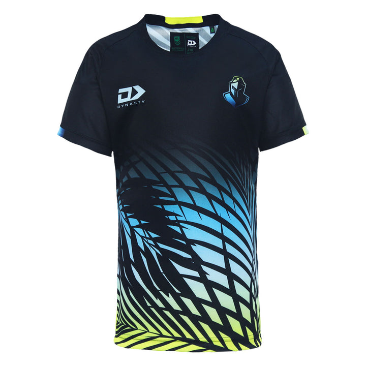 2024 Gold Coast Titans Junior Warm Up Tee-FRONT