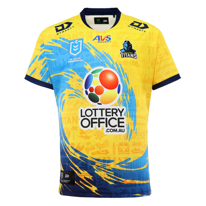 2024 Gold Coast Titans Mens Replica City Jersey-FRONT