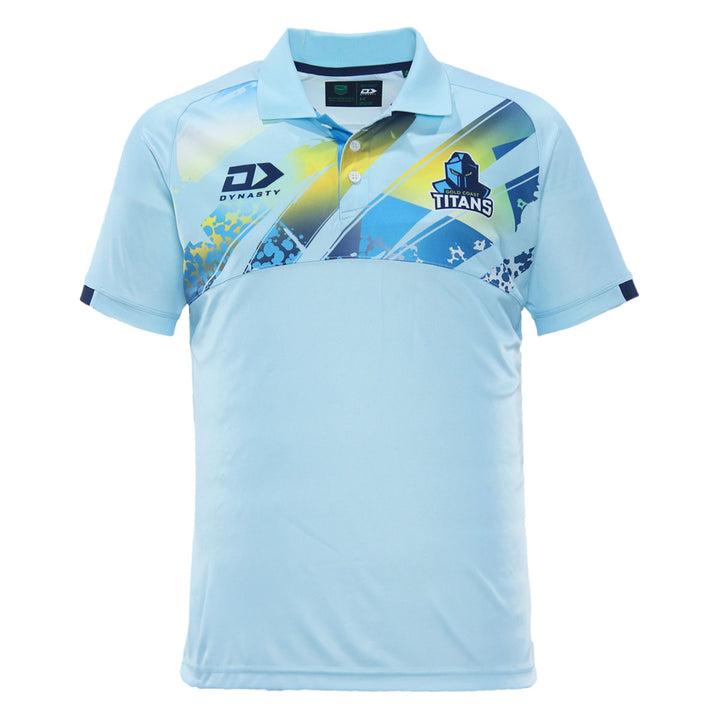 2024 Gold Coast Titans Mens Training Polo-FRONT