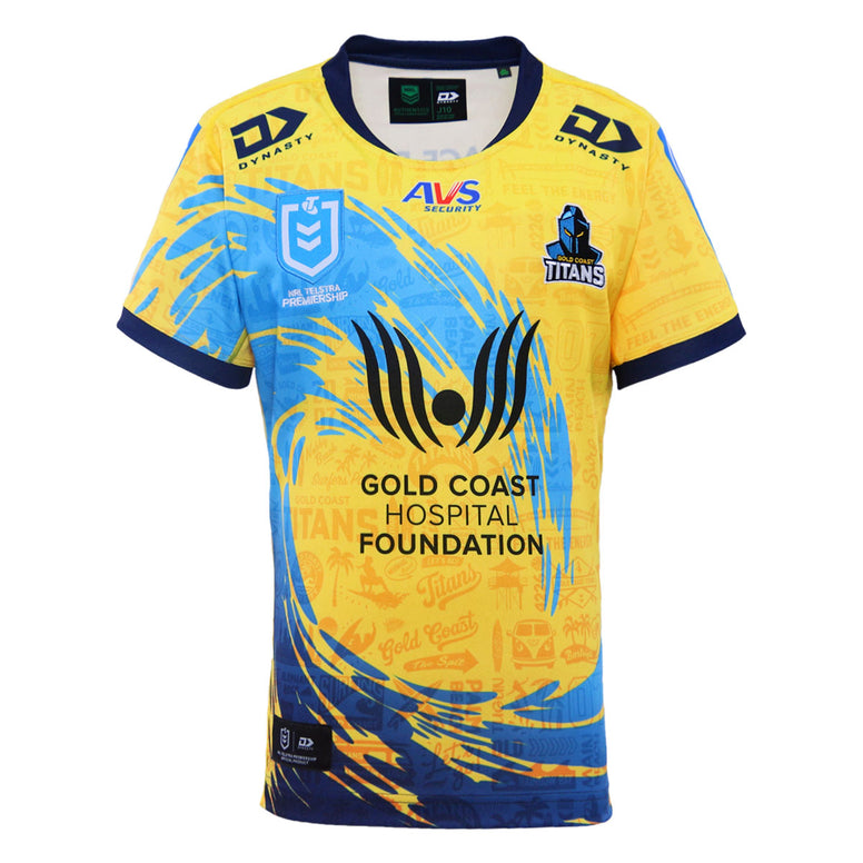 2024 Gold Coast Titans Junior Replica City Jersey-FRONT