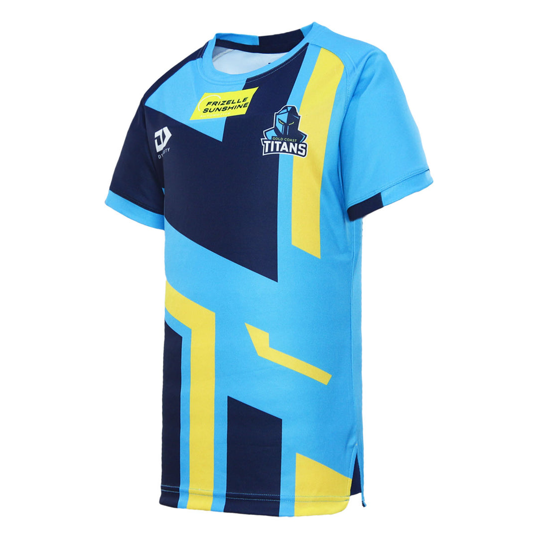 2024 Gold Coast Titans Junior Captains Run Tee-LEFT