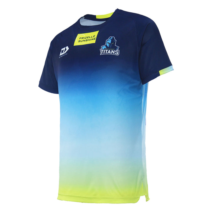 2024 Gold Coast Titans Mens Coaches Tee-LEFT