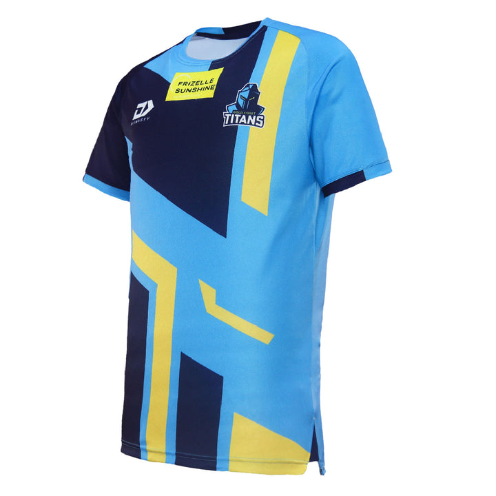 2024 Gold Coast Titans Mens Captains Run Tee-LEFT