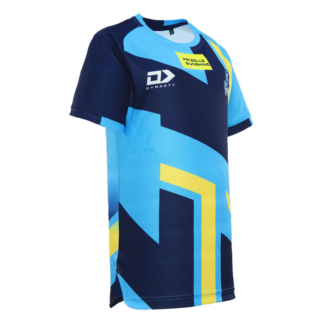 2024 Gold Coast Titans Junior Captains Run Tee-RIGHT