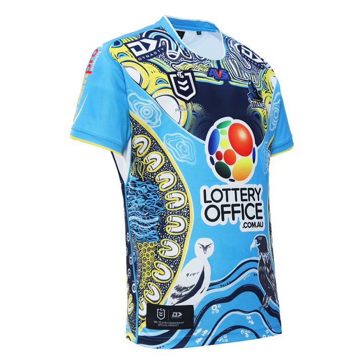 2024 Gold Coast Titans Mens Replica Indigenous Jersey-right