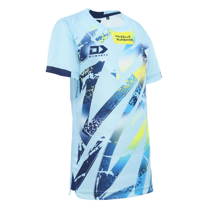 2024 Gold Coast Titans Junior Light Blue Training Tee-RIGHT