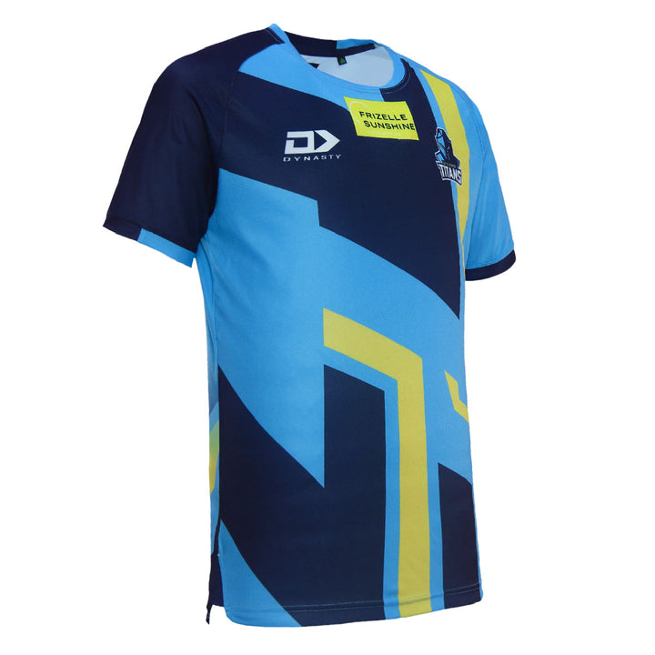 2024 Gold Coast Titans Mens Captains Run Tee-RIGHT