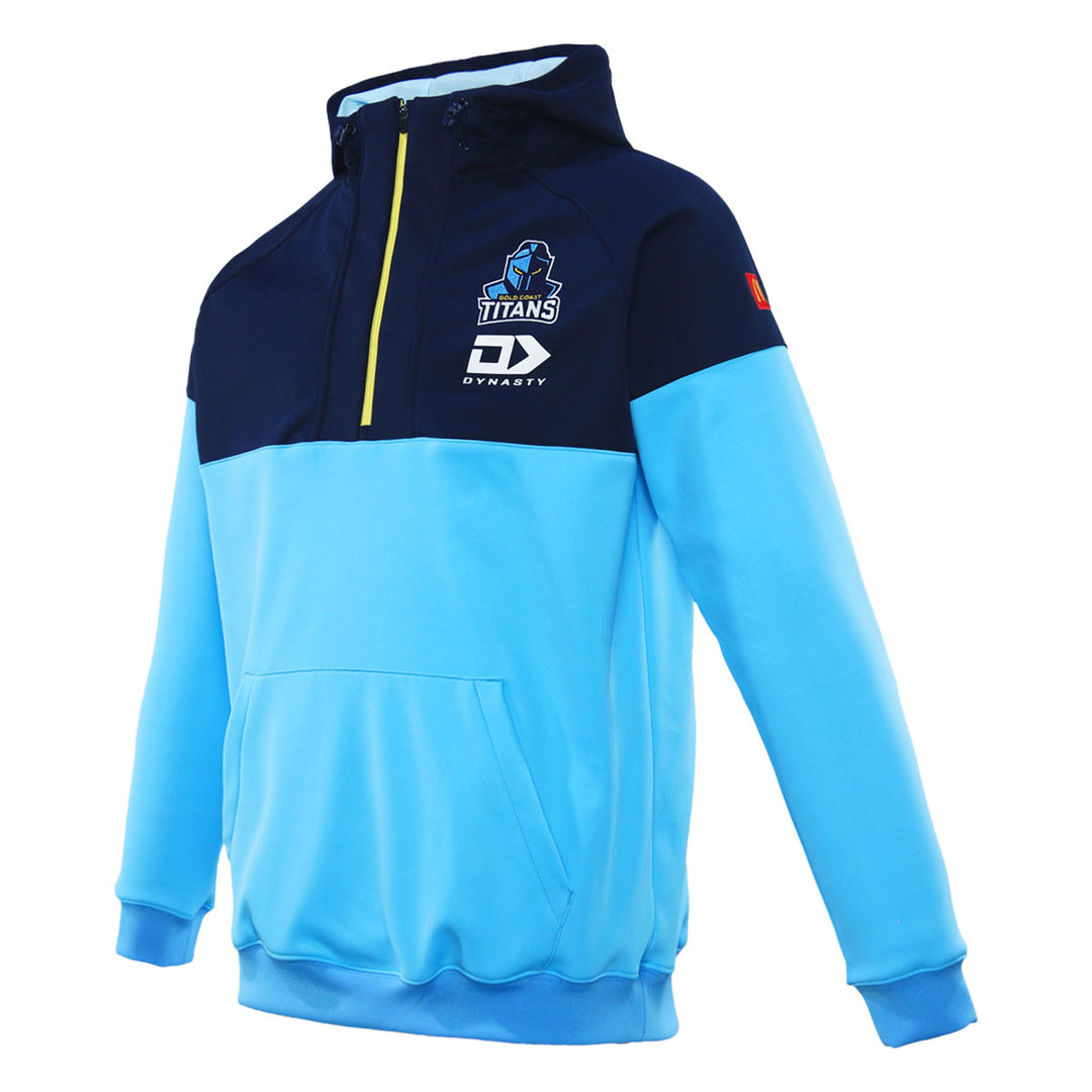 2024 Gold Coast Titans Mens Quarter Zip Hoodie-LEFT