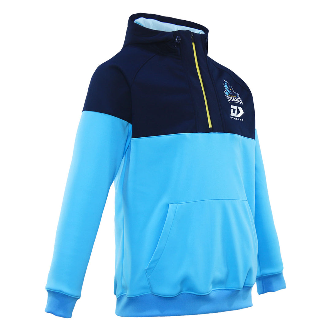 2024 Gold Coast Titans Mens Quarter Zip Hoodie-RIGHT