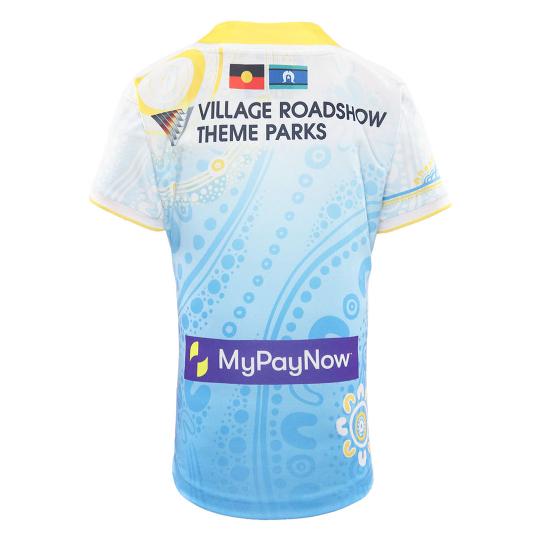 2025 Gold Coast Titans Junior Replica Indigenous Jersey - White