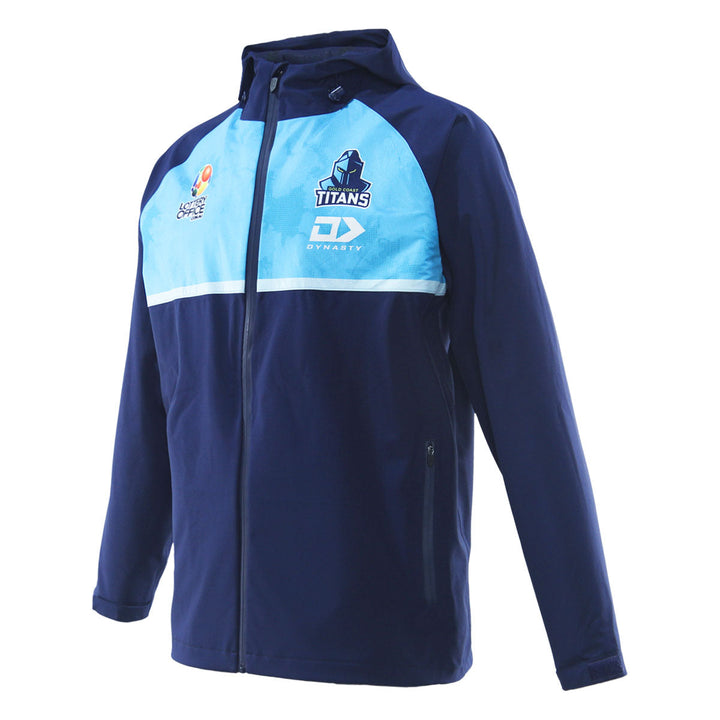 2025 Gold Coast Titans Mens Wet Weather Jacket - Navy