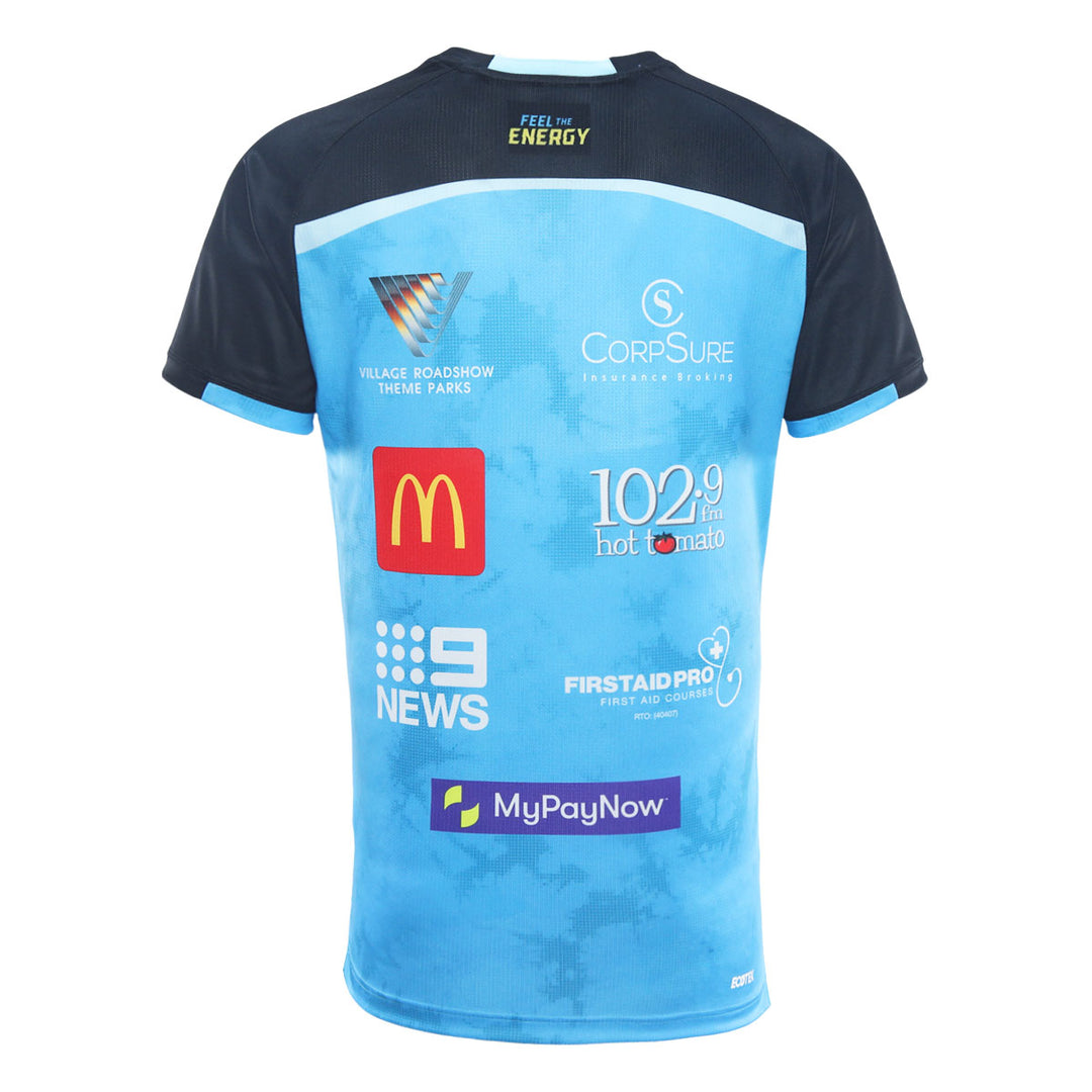 2025 Gold Coast Titans Mens Cyan Training Tee