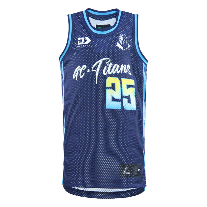 2025 Gold Coast Titans Junior Basketball Singlet