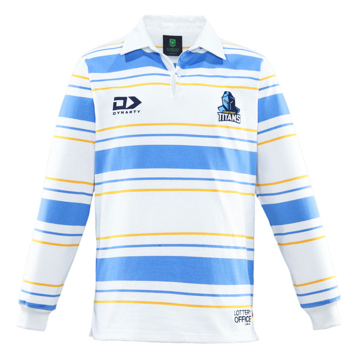 2025 Gold Coast Titans Long Sleeve Traditional Polo & Cap Bundle