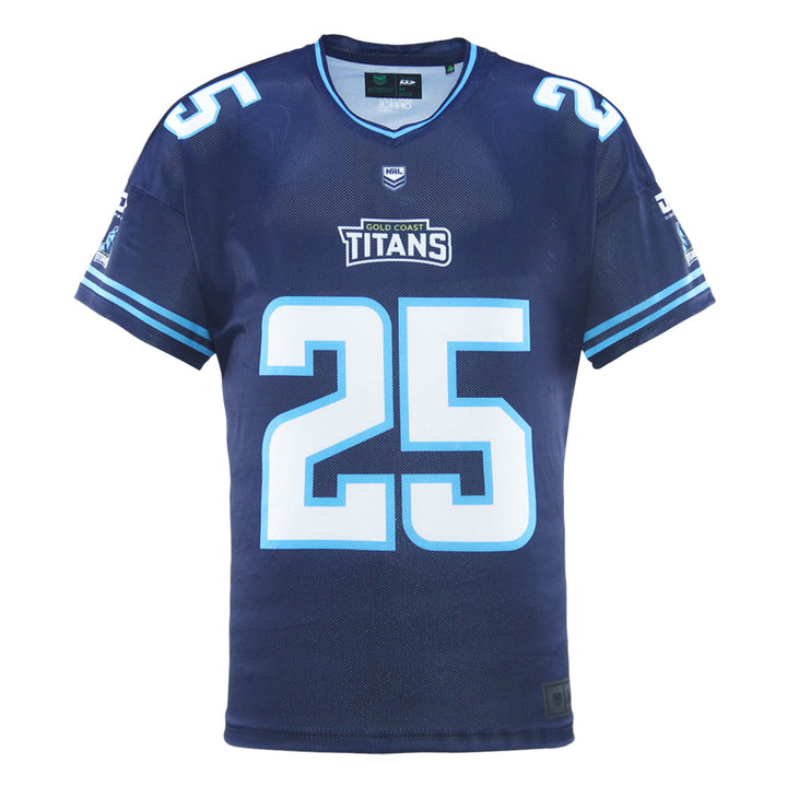 2025 Gold Coast Titans Mens Gridiron Tee