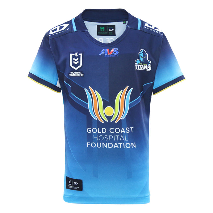 2025 Gold Coast Titans Junior Replica Home Jersey