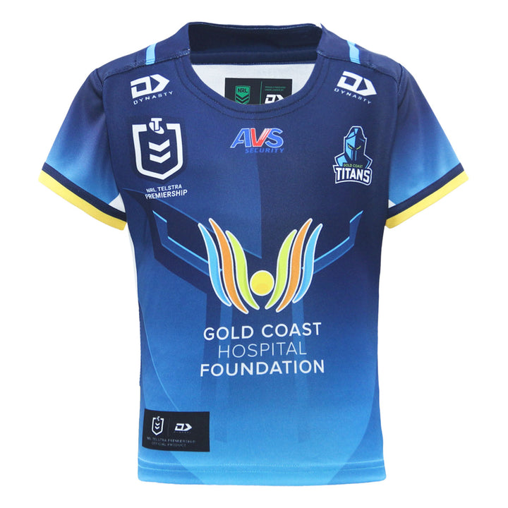 2025 Gold Coast Titans Toddler Replica Home Jersey