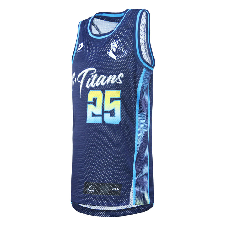 2025 Gold Coast Titans Junior Basketball Singlet