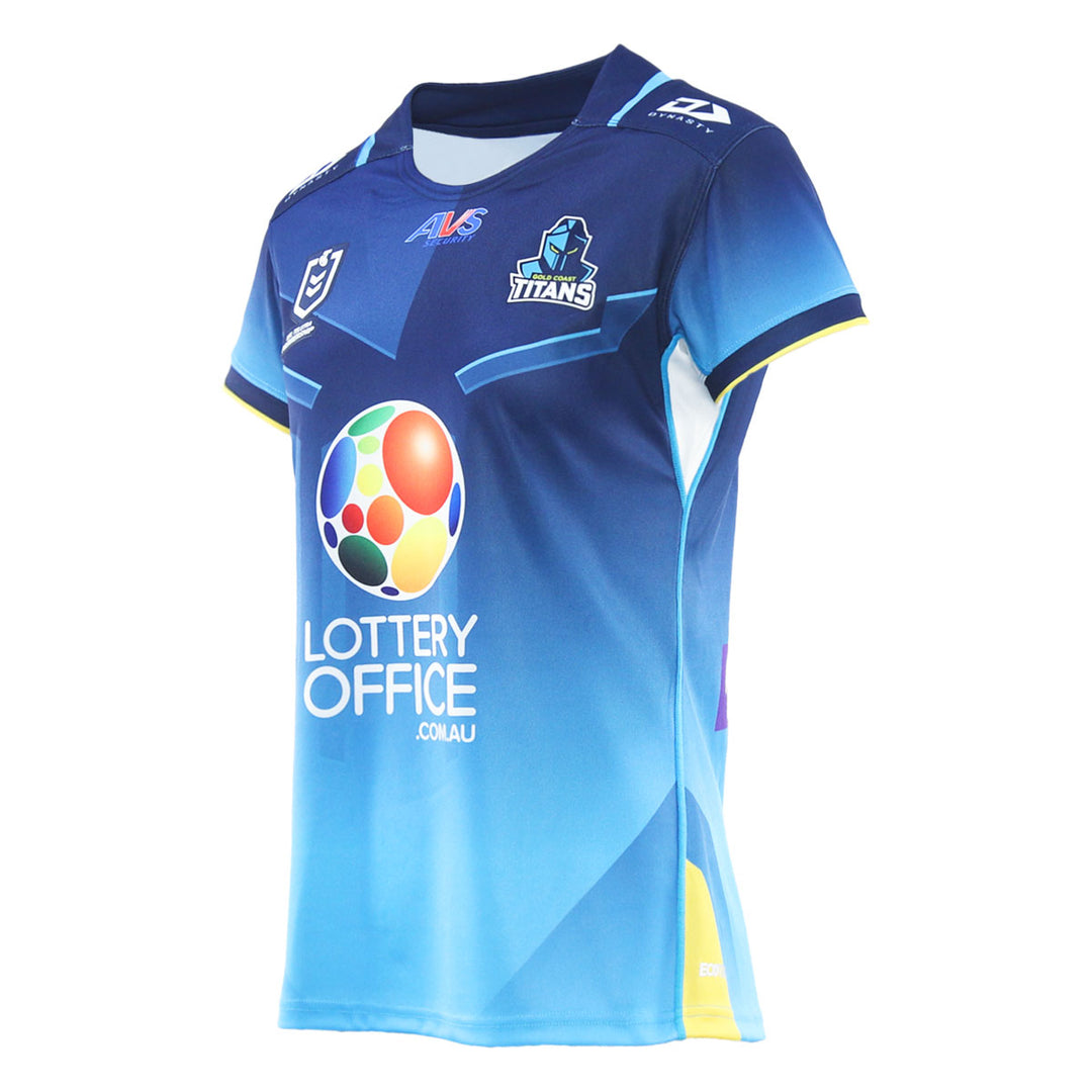 2025 Gold Coast Titans Ladies Replica Home Jersey