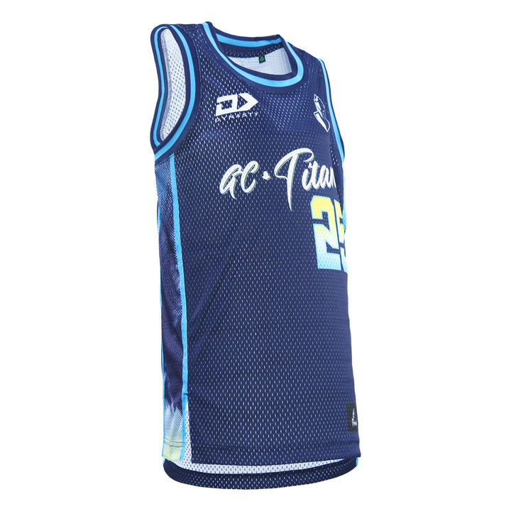 2025 Gold Coast Titans Junior Basketball Singlet