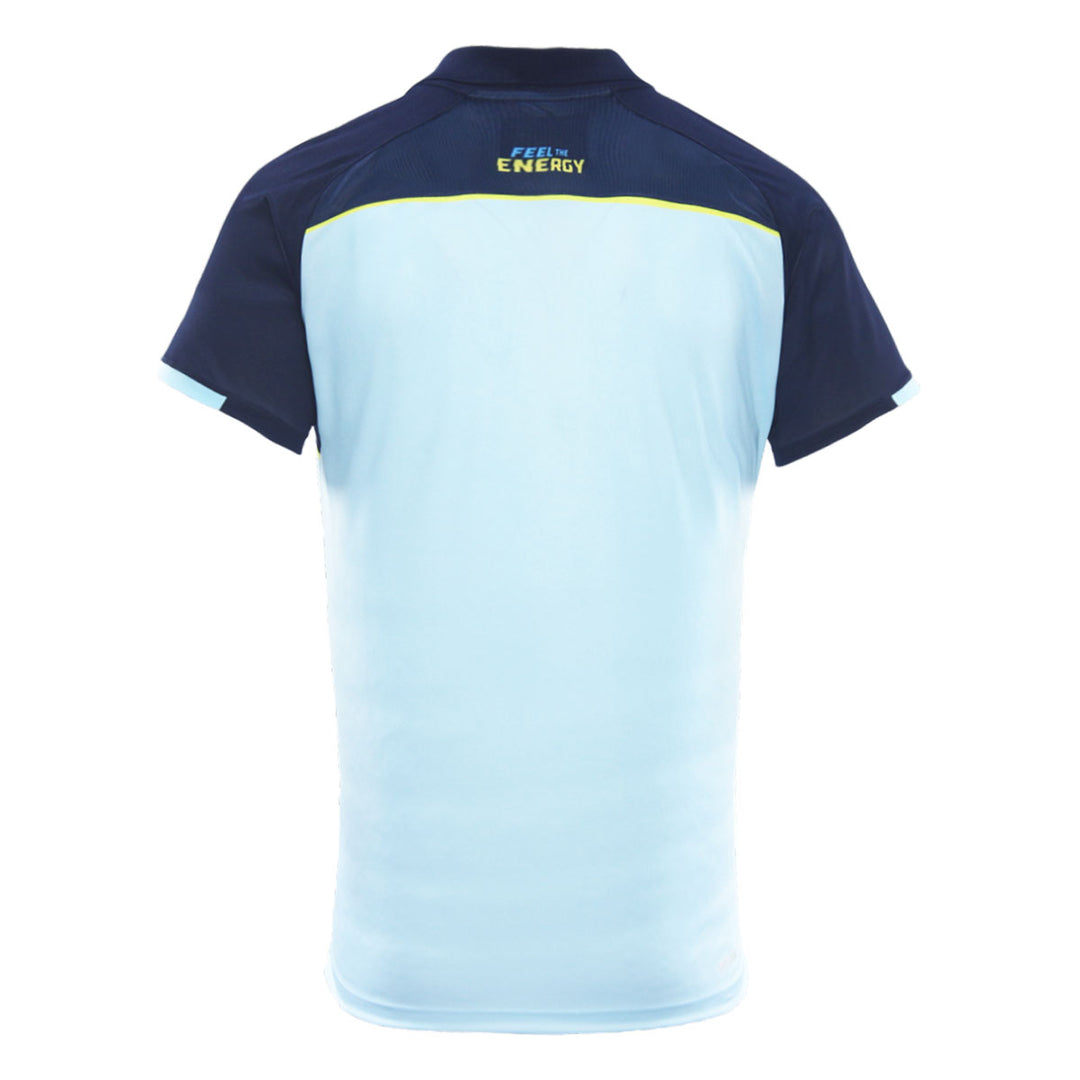 2025 Gold Coast Titans Mens Light Blue Media Polo