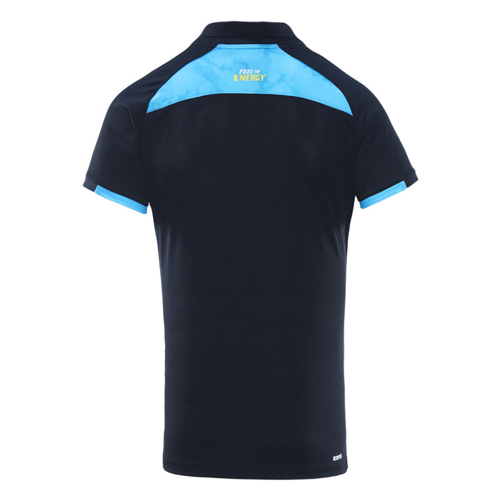 2025 Gold Coast Titans Mens Black Media Polo