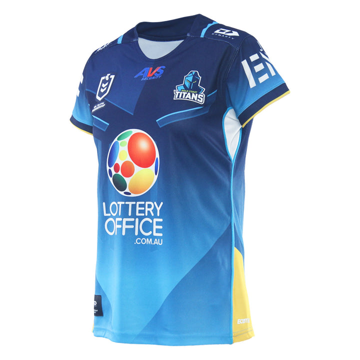 2026 Gold Coast Titans Ladies Replica Home Jersey - Fade