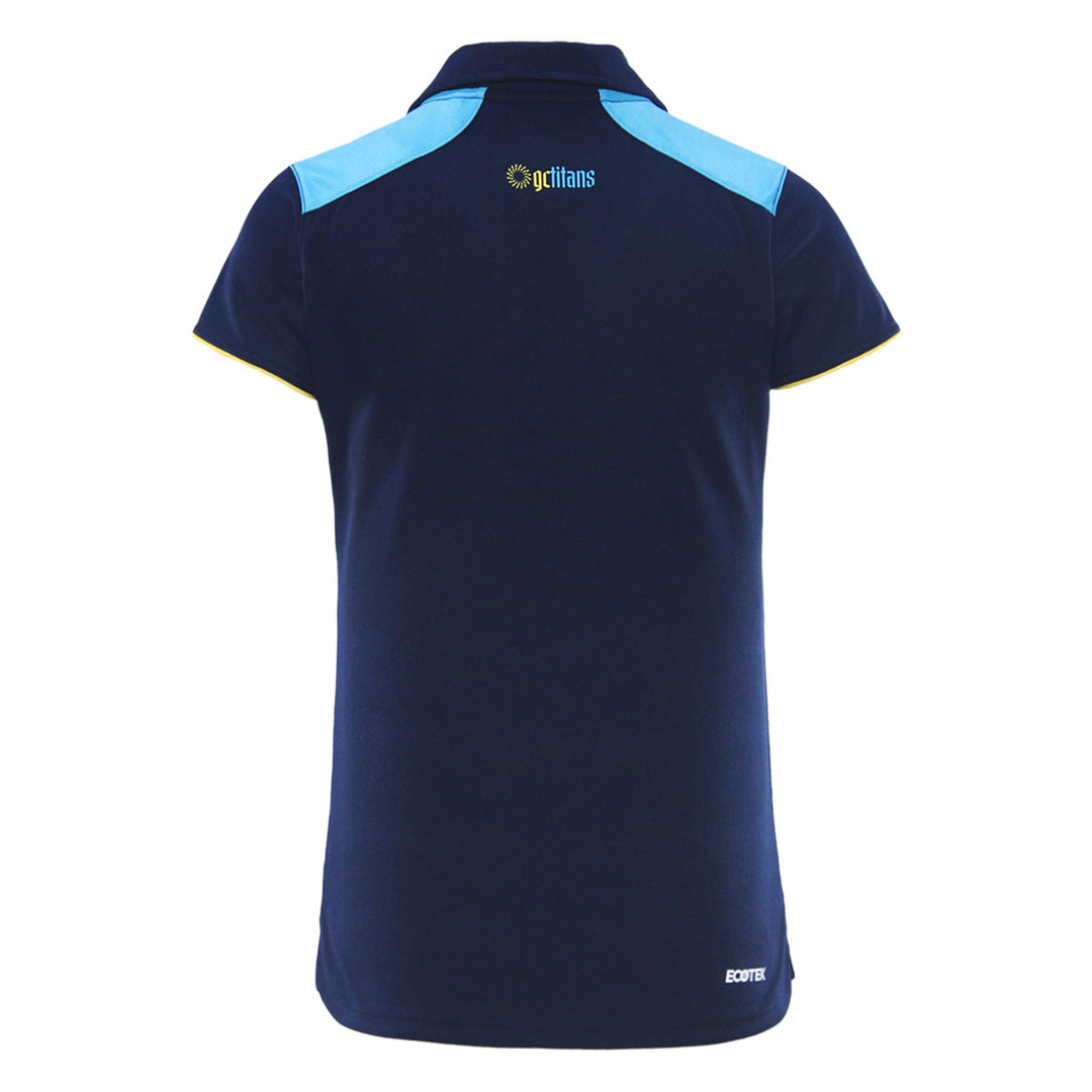 2026 Gold Coast Titans Ladies Media Polo - Navy