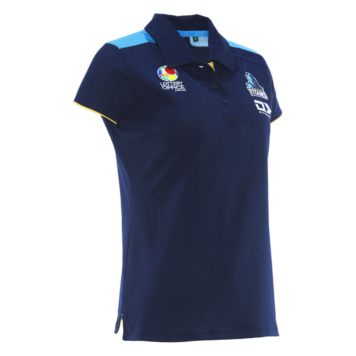 2026 Gold Coast Titans Ladies Media Polo - Navy