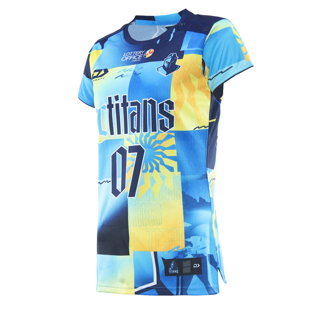 2026 GC Titans Ladies Warm Up Tee - Collage