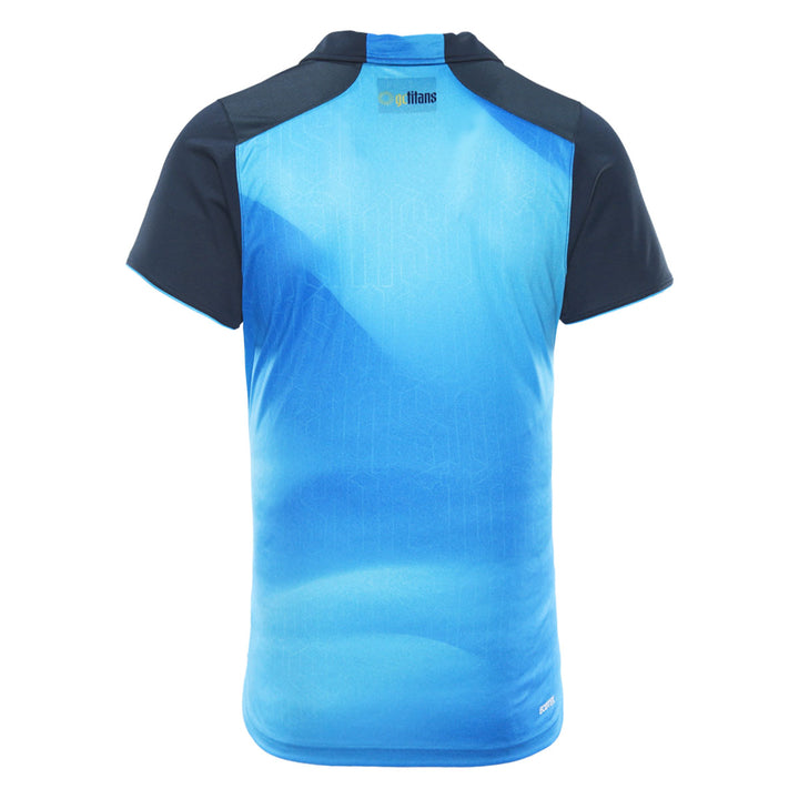 2026 Gold Coast Titans Mens Alternate Media Polo - Cyan