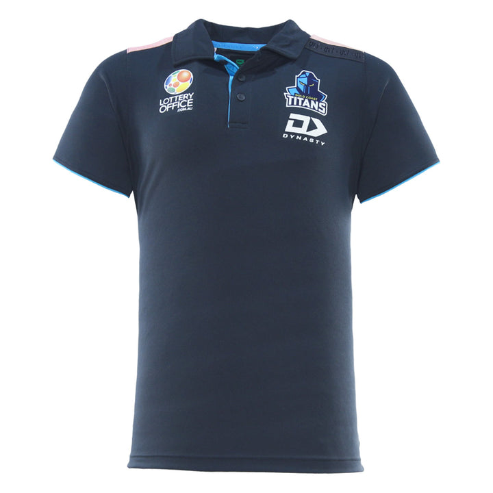 2026 Gold Coast Titans Mens Club Polo - Charcoal