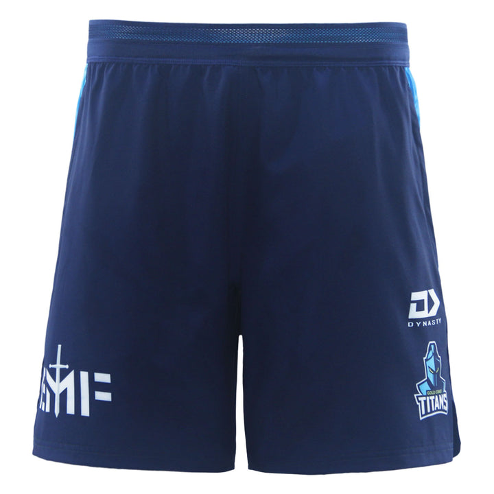 2026 Gold Coast Titans Mens Gym Short - Navy