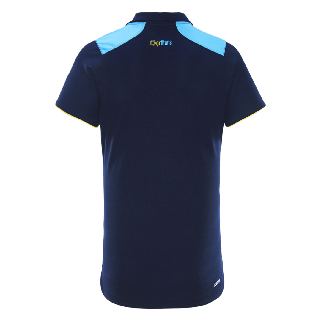 2026 Gold Coast Titans Adults Media Polo - Navy