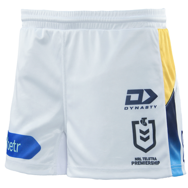 2026 Gold Coast Titans Mens Players Home Short - White