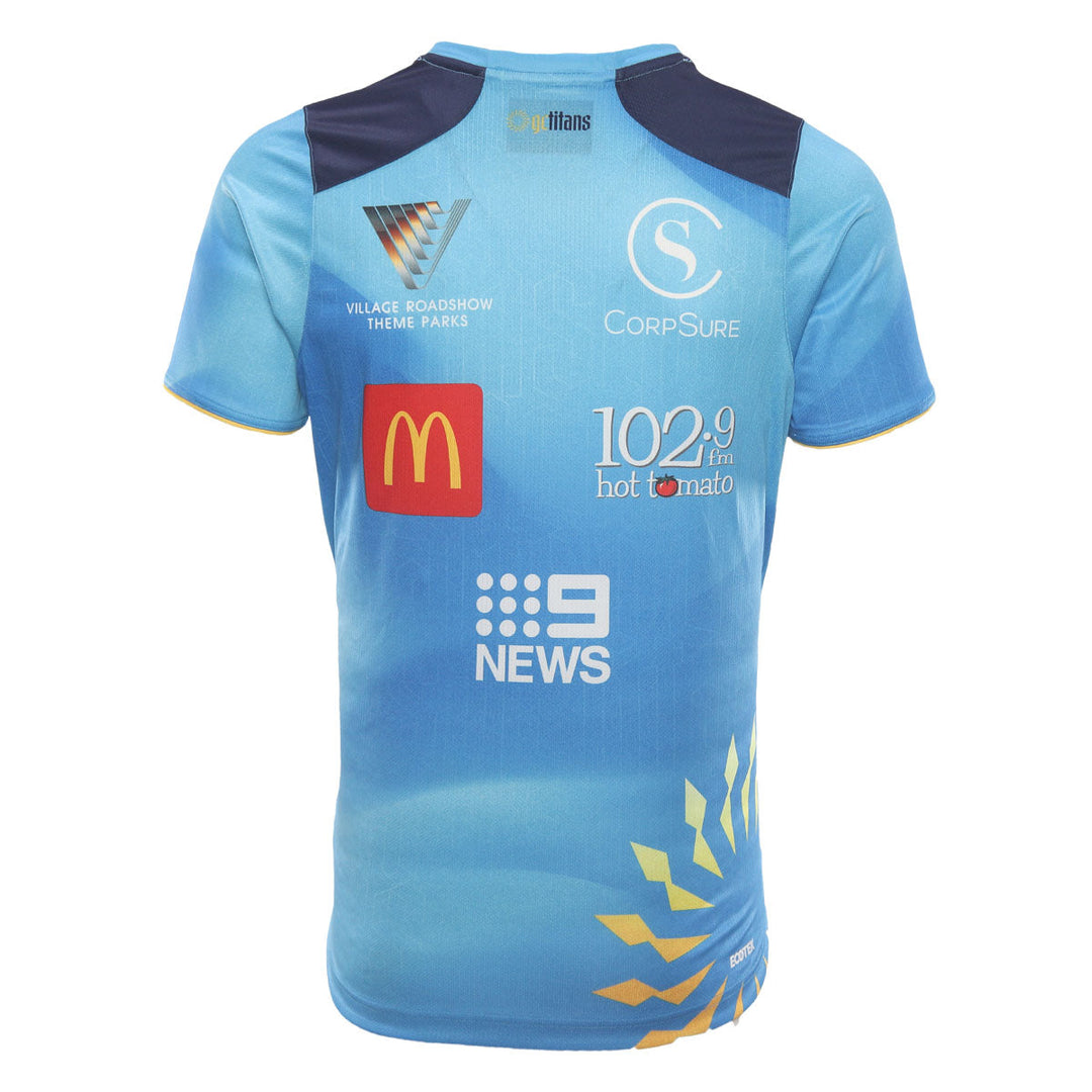2026 Gold Coast Titans Adults Training Tee - Cyan