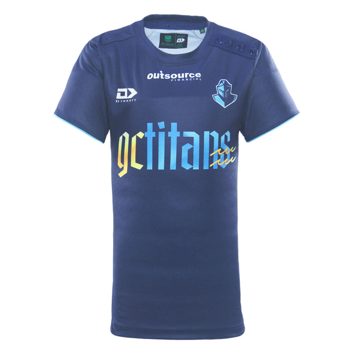 2026 Gold Coast Titans NRLW Juniors Warm Up Tee