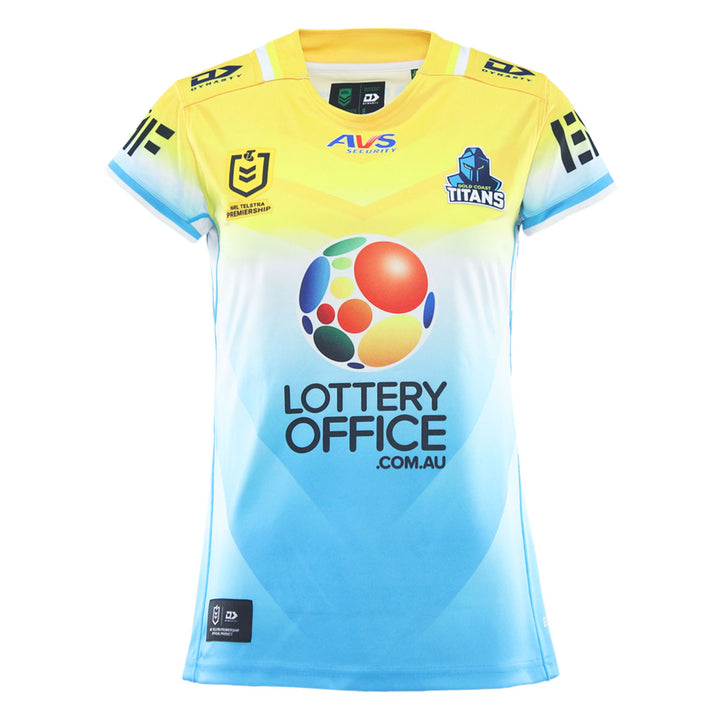 2026 Gold Coast Titans Ladies Replica Away Jersey - Gold