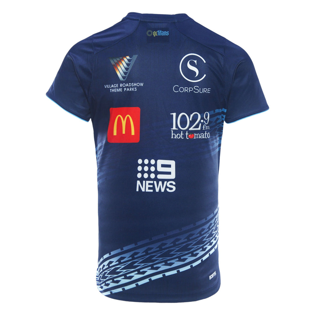 2026 Gold Coast Titans Mens Pasifika Tee - Navy