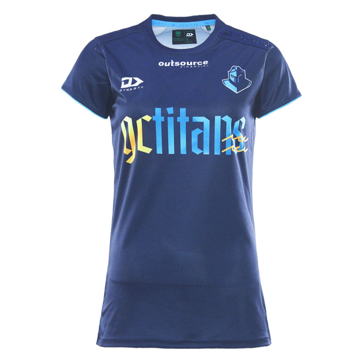 2026 Gold Coast Titans NRLW Ladies Warm Up Tee