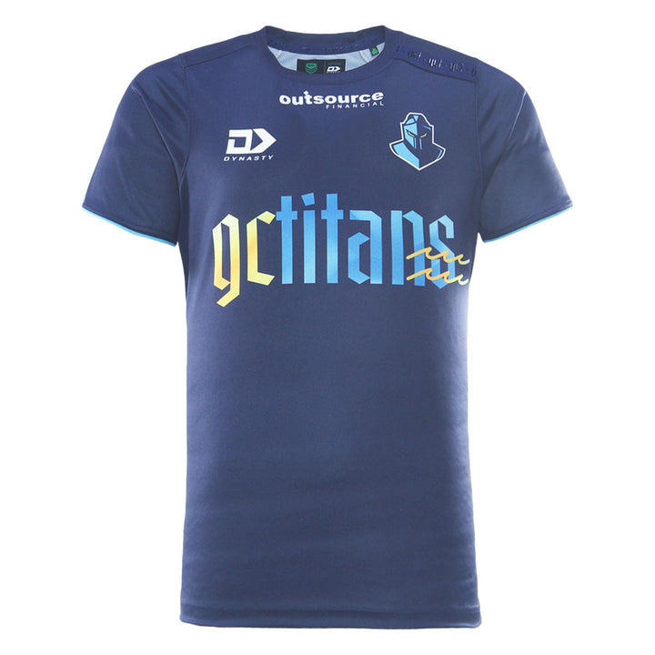 2026 Gold Coast Titans NRLW Mens Warm Up Tee
