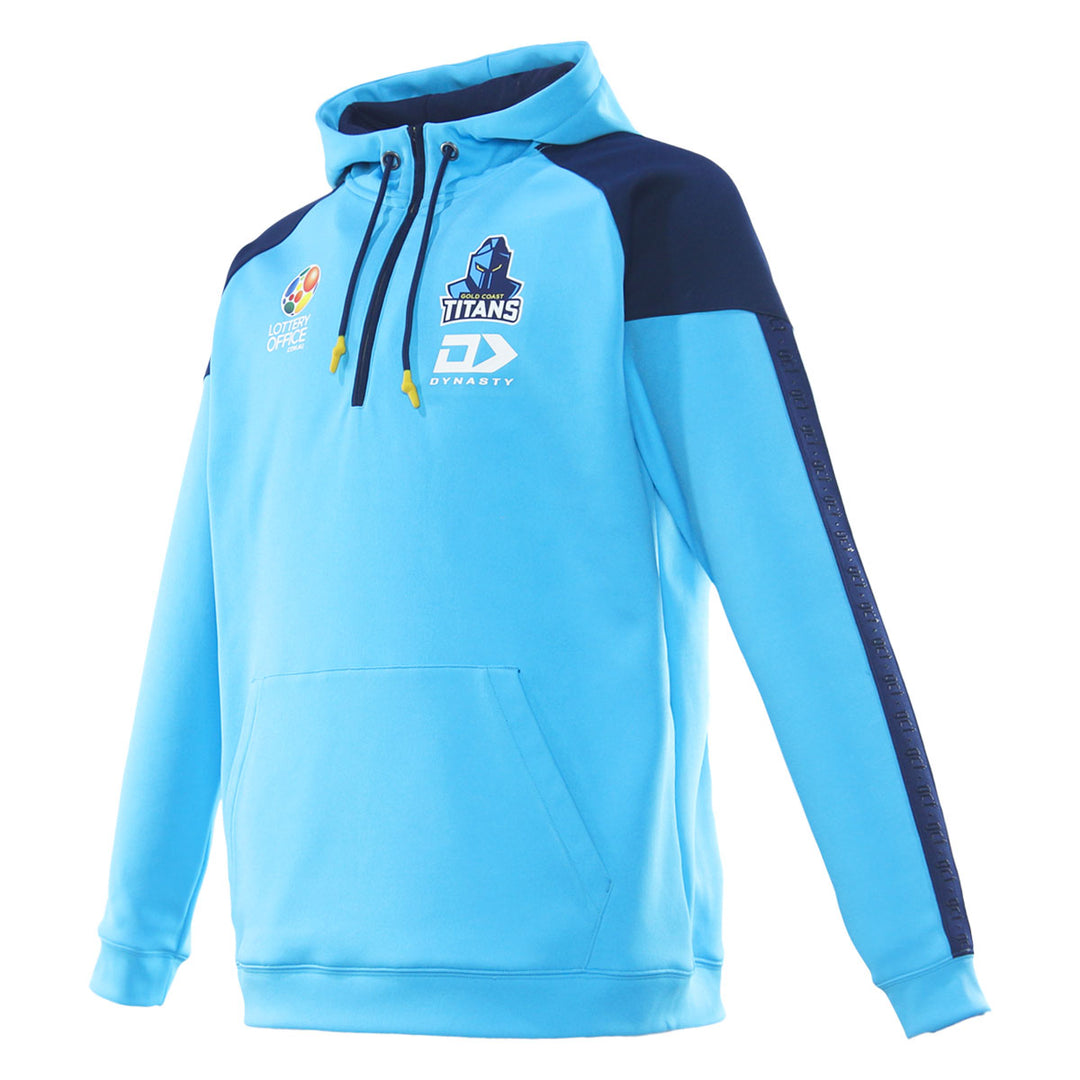 2026 GC Titans Mens Qtr Zip Hoodie - Cyan