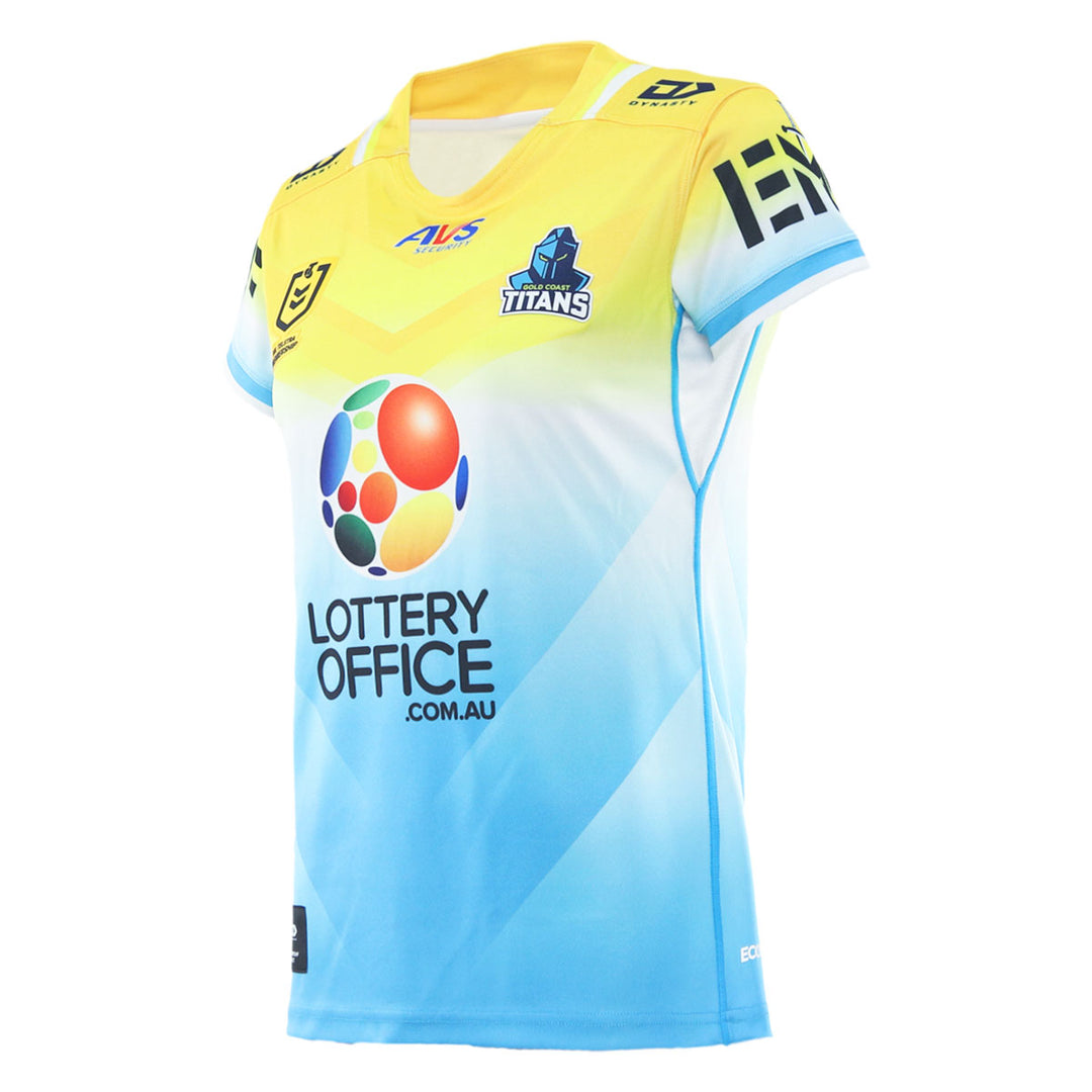 2026 Gold Coast Titans Ladies Replica Away Jersey - Gold