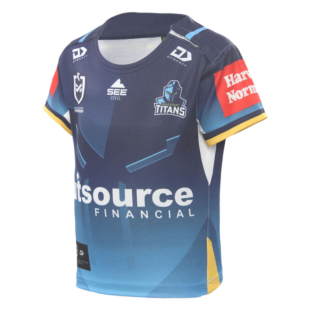 2026 Gold Coast Titans NRLW Toddlers Replica Home Jersey