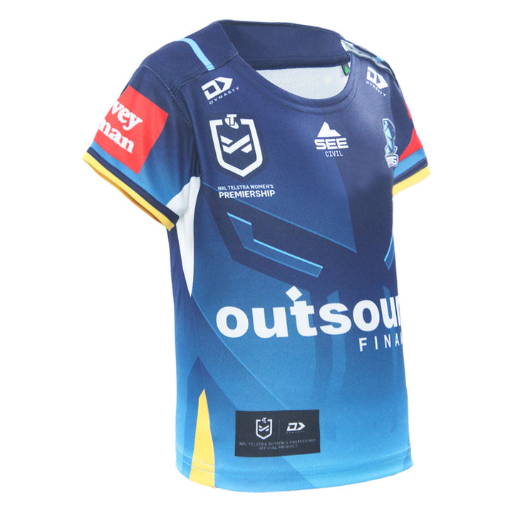 2026 Gold Coast Titans NRLW Toddlers Replica Home Jersey