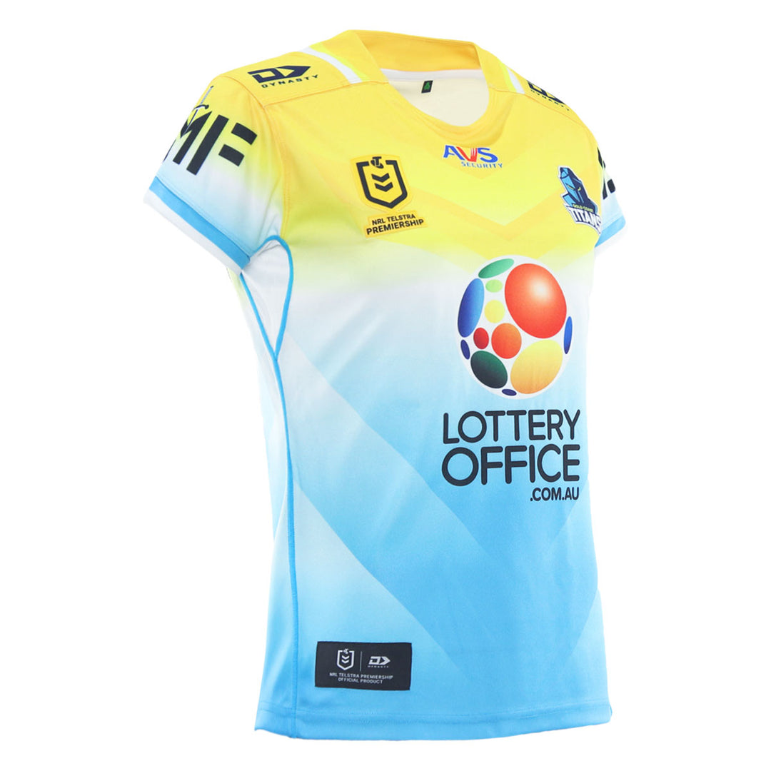 2026 Gold Coast Titans Ladies Replica Away Jersey - Gold